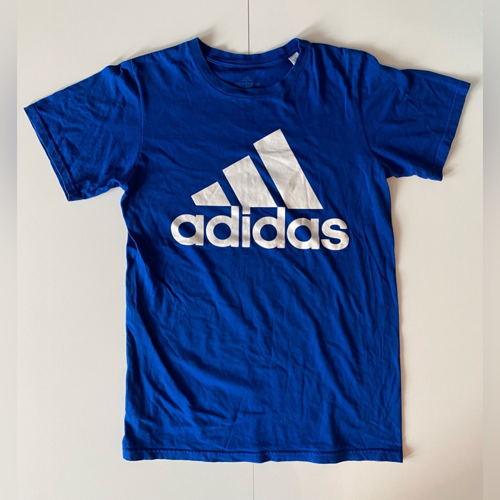 Adidas Boys Blue T-Shirt